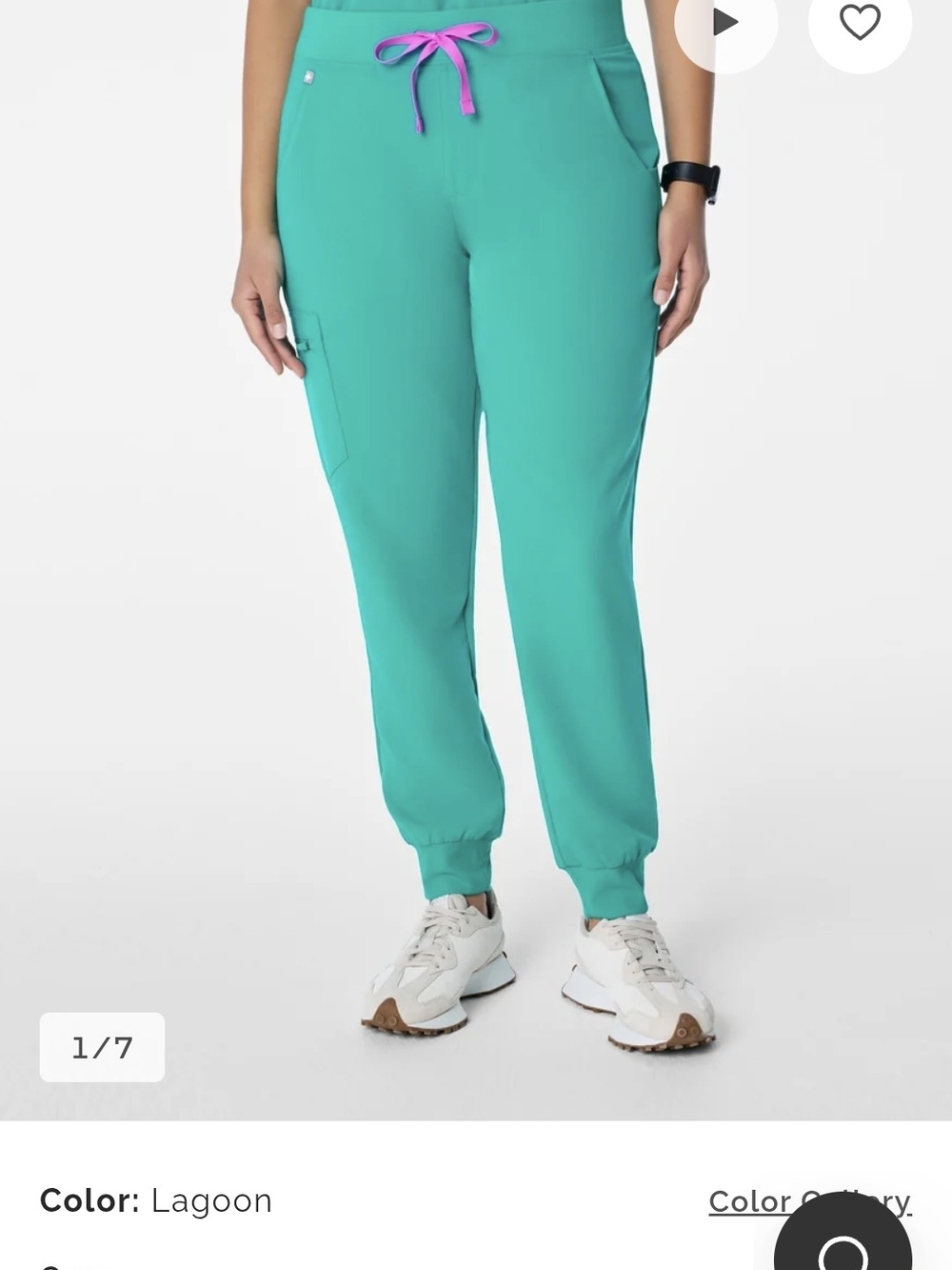 FIGS Lagoon Zamora Jogger Size m